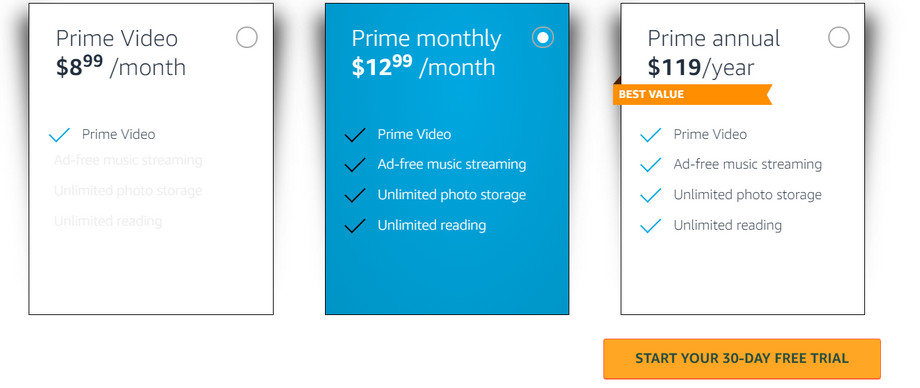 prime video plans