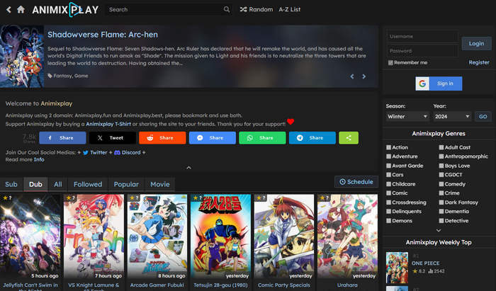 animixplay to watch anime online