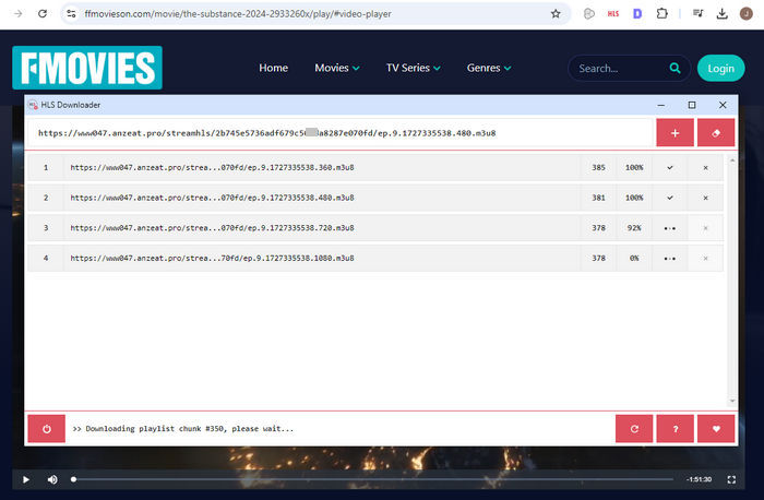 download movies from fmovies using hls downloader