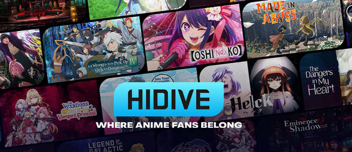 hidive legal anime website unblocked