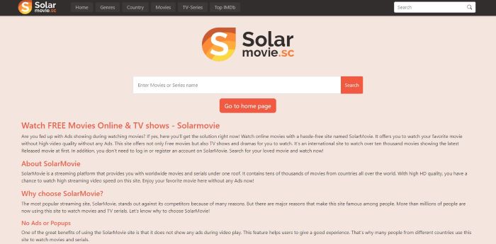 hurawatch alternatives Solarmovie