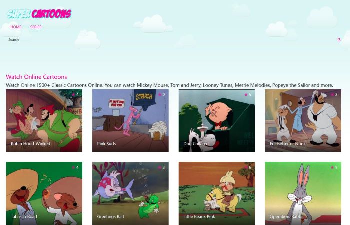 watch cartoons online supercartoon