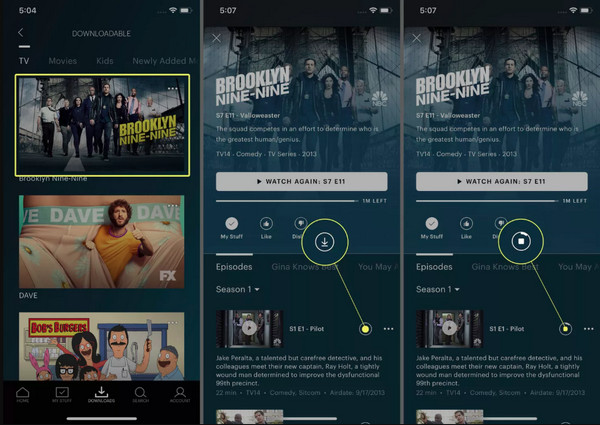 download hulu videos on android