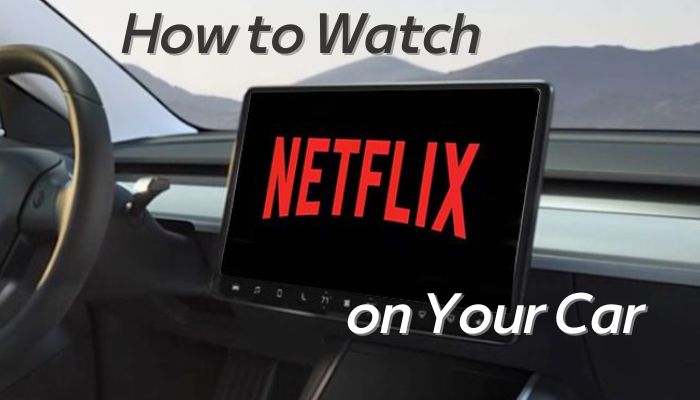 watch netflix videos on car screen