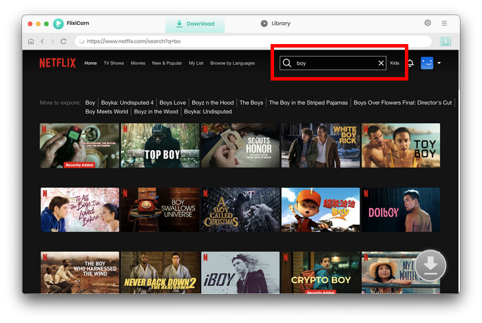 video download from netflix for mac