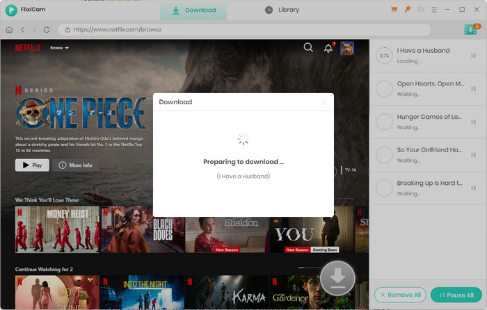 start downloading